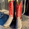 Boots & Shoes * | Fenoglio Grey Cape Buffalo Boots