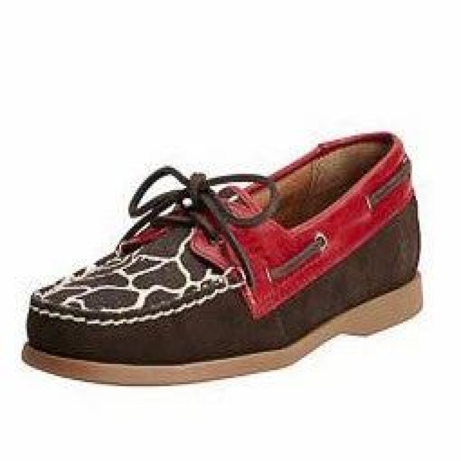 Boots & Shoes * | Ariat Giraffe/Ruby Casual Shoe