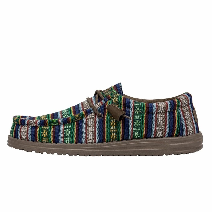 Boots & Shoes * | Heydude Hey Dude Wally Serape Blue Canyon