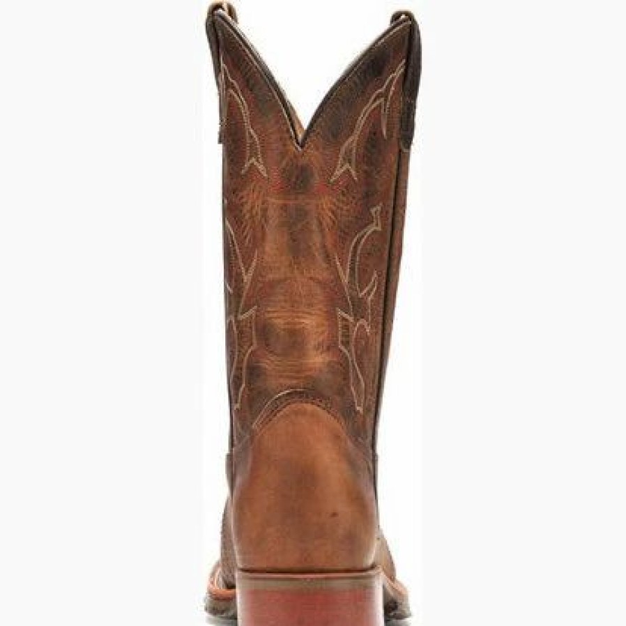 Boots & Shoes * | Double-H Boots Double H Men'S Tan Domestic Square Toe Boot