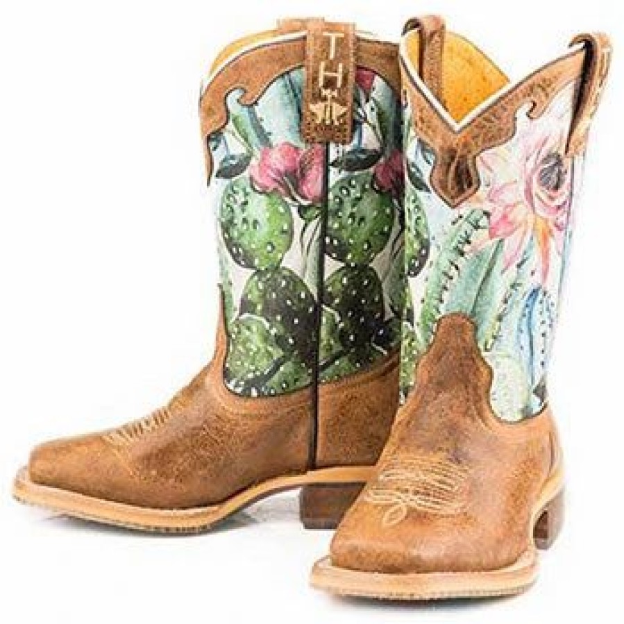 Boots & Shoes * | Karman Western Apparel Karman Girls Square Toe Boot