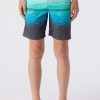 Boys * | O'Neill Hyperfreak Heat Stripe Line 16" Boardshort Graphite