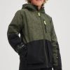 Boys * | O'Neill Texture Jacket Green Pet