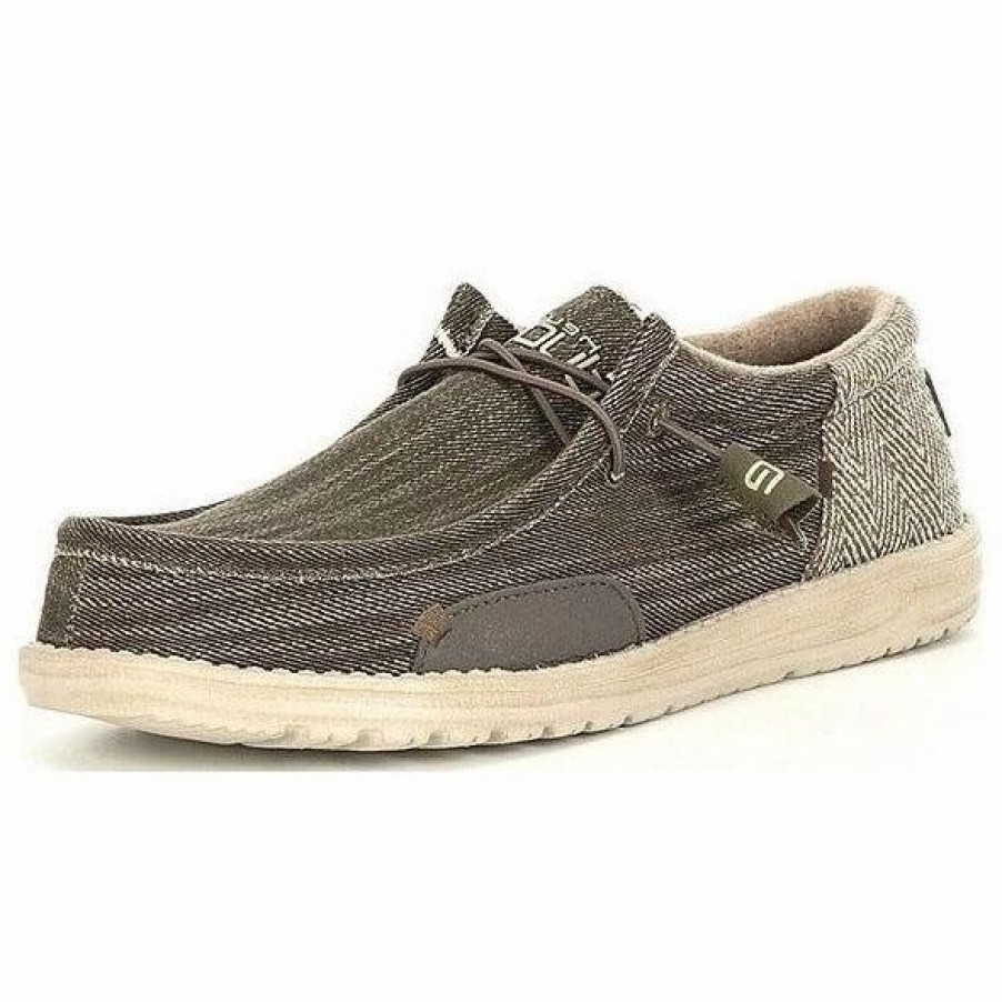 Boots & Shoes * | Heydude Hey Dude Wally Funk Herringbone Nut