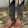 Boots & Shoes * | Horse Power By Anderson Bean Men'S Kango Smooth Quill Ostrich Boot