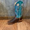 Boots & Shoes * | Horse Power By Anderson Bean Brown Cowboy Teal Top