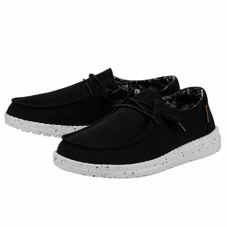 Boots & Shoes * | Heydude Hey Dude Women'S Wendy Black Odyssey