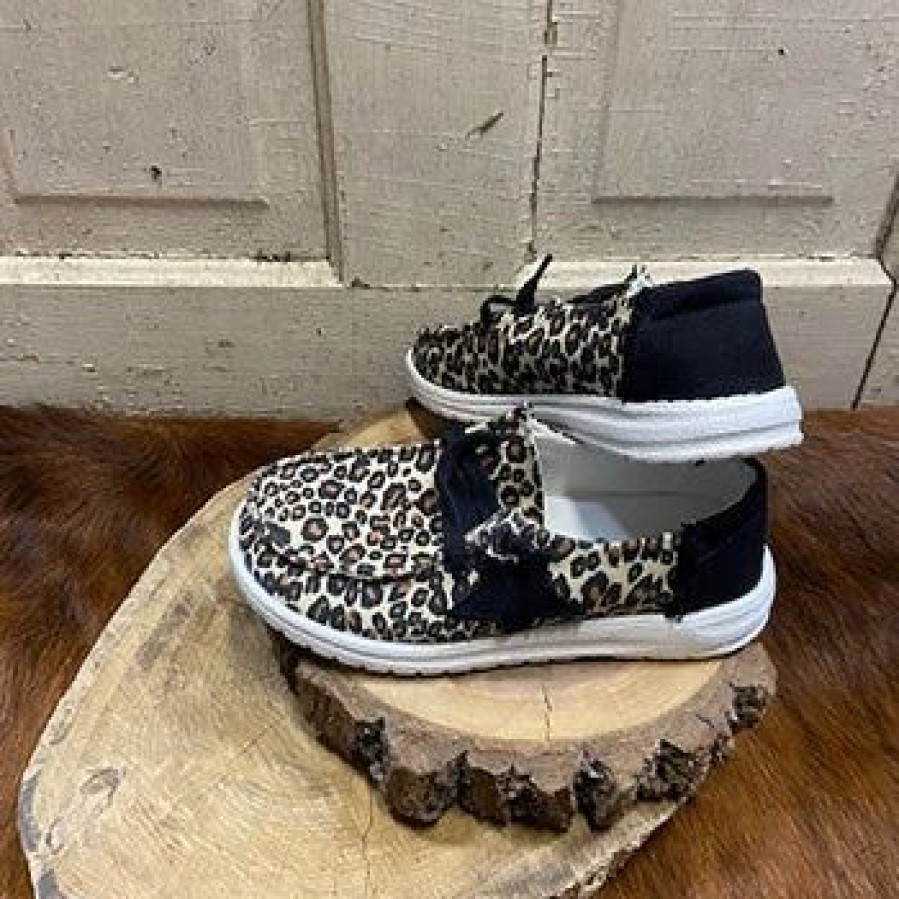 Boots & Shoes * | Western Edge, Ltd. Gypsy Jazz Leopard Starstruck 2 Boat Shoe