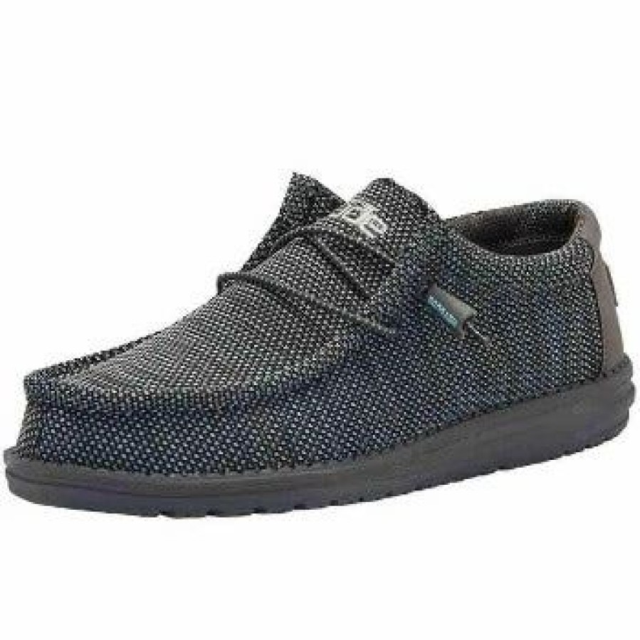 Boots & Shoes * | Heydude Hey Dude Wally Sox Asphalt Azur