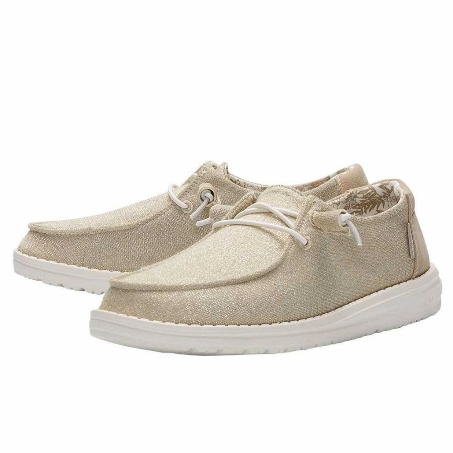 Boots & Shoes * | Heydude Hey Dude Wendy Sparkling Beige
