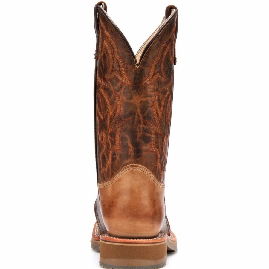 Boots & Shoes * | Double-H Boots Double H Men'S Dwight Old Town Steel Wide Square Toe Roper