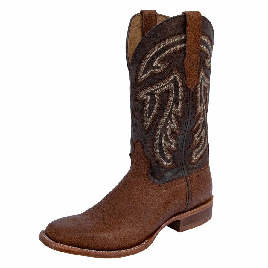 Boots & Shoes * | Twisted X Men'S Expresso Rancher Square Toe Boot