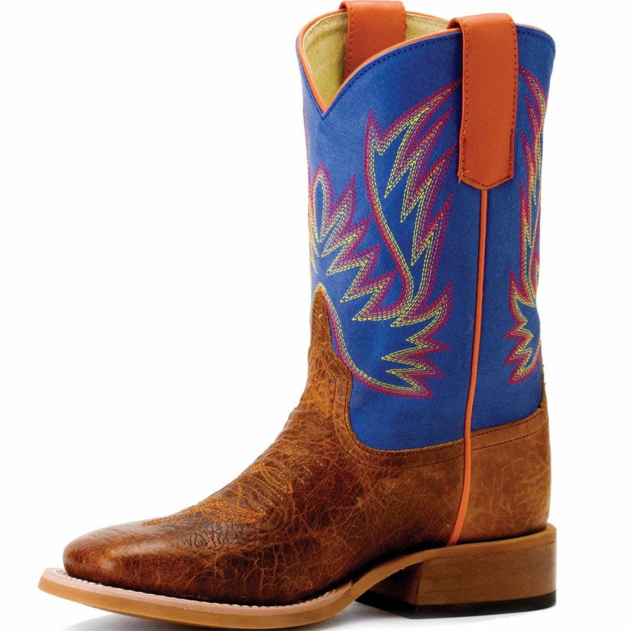 Boots & Shoes * | Horse Power Havara Bullfrog Kids Square Toe