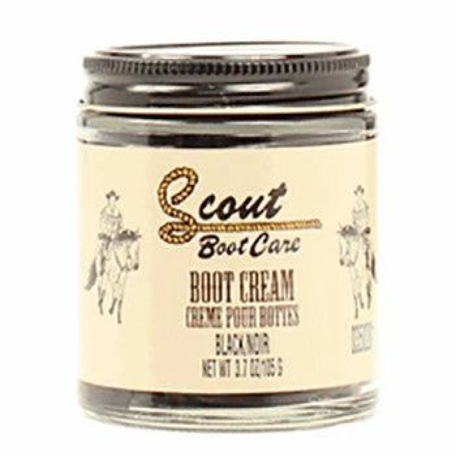 Boots & Shoes * | M&F Western Products Scout Black Boot Cream