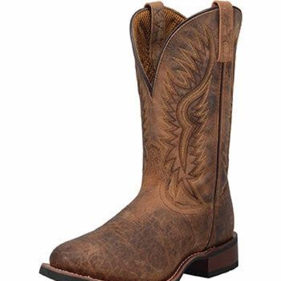 Boots & Shoes * | Dan Post Boot Company, Laredo Laredo Distressed Brown Roper